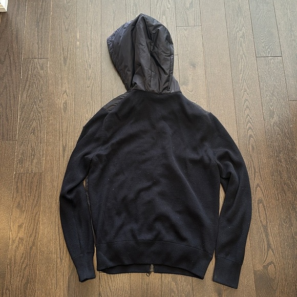 Men's Black Hooded Sweater - Picture 9 of 9